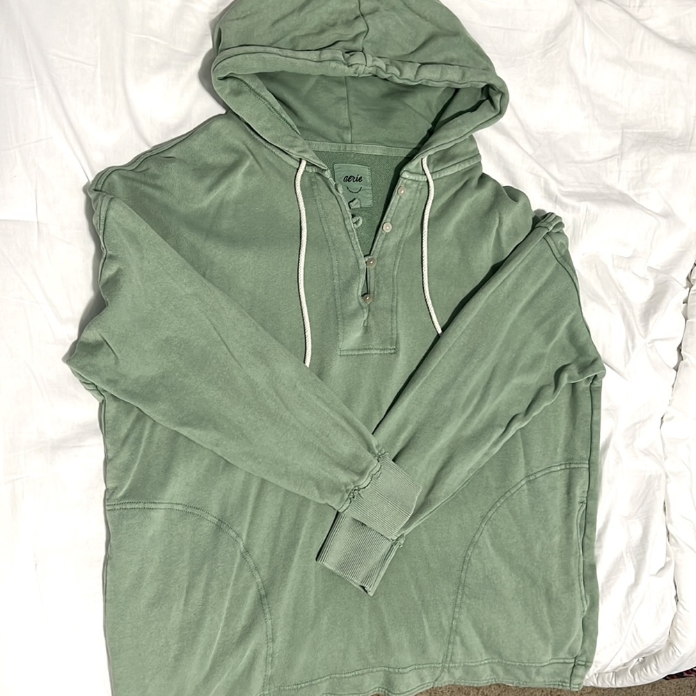 Oversized Green Aerie Hoodie